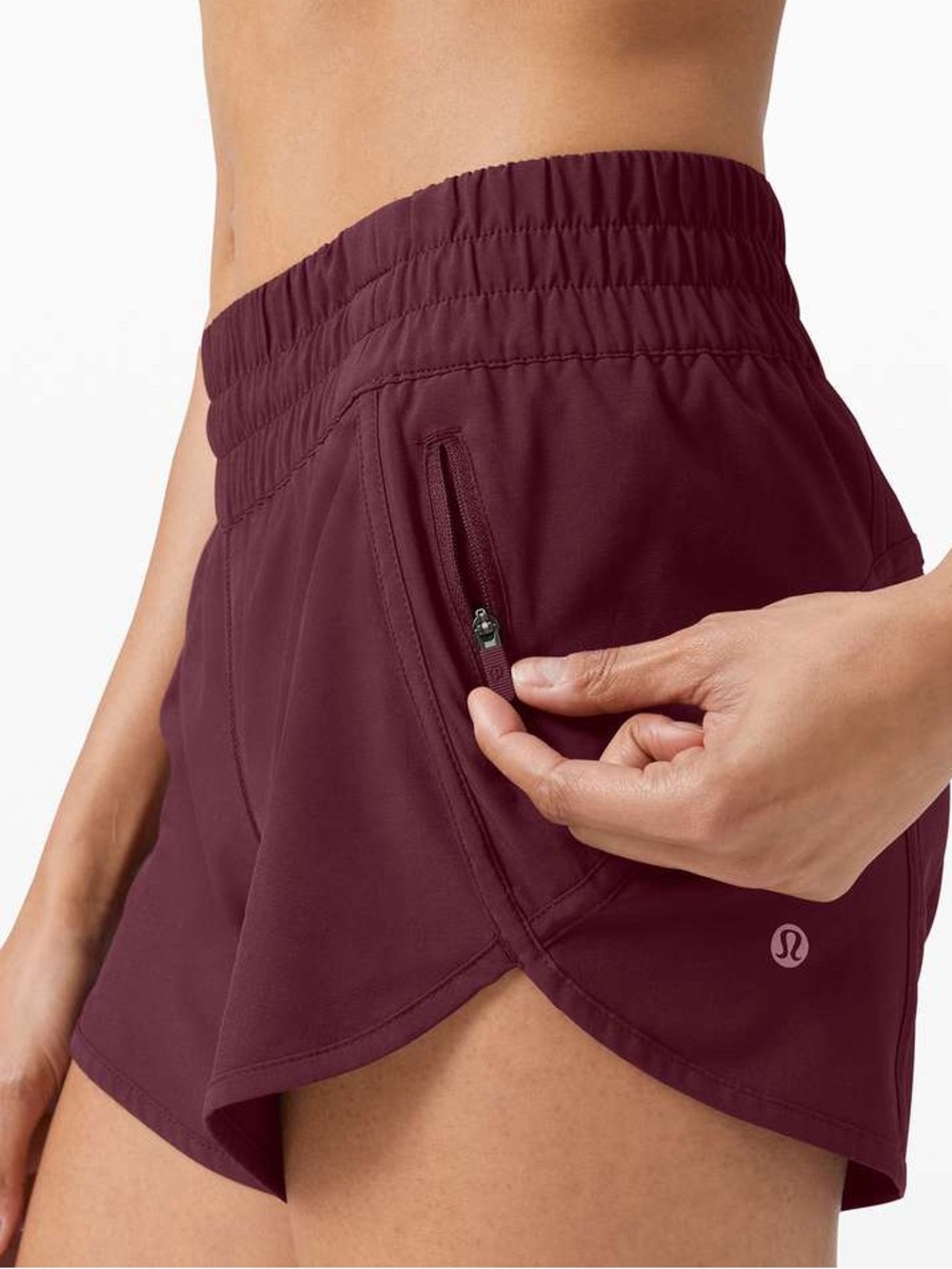 Lululemon Tracker Short V *4" Cassis Size 8